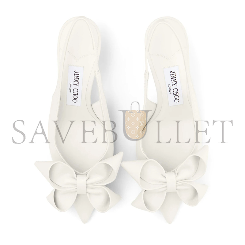 JIMMY CHOO STAZ SLING BACK 70 LATTE LEATHER PUMPS STAZSB70GKT JIMMY CHOO STAZ SLING BACK 70 LATTE LEATHER PUMPS STAZSB70GKT